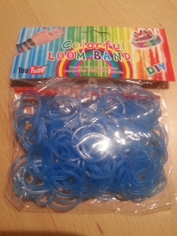 Loom bands Glow in the Dark Blauw
