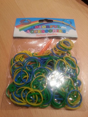 Loom Bands uni blauw/geel/groen