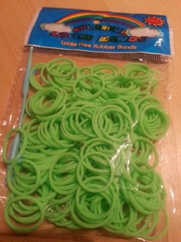 Loom Bands uni lichtgroen