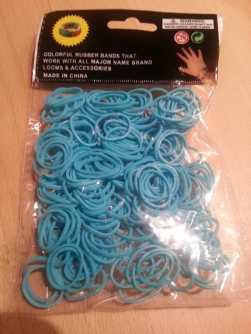 Loom Bands uni lichtblauw