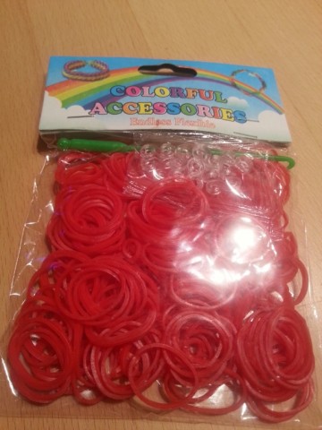 Loom Bands uni fel rood