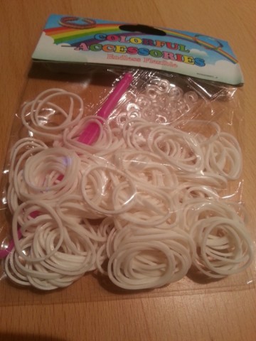 Loom Bands uni wit