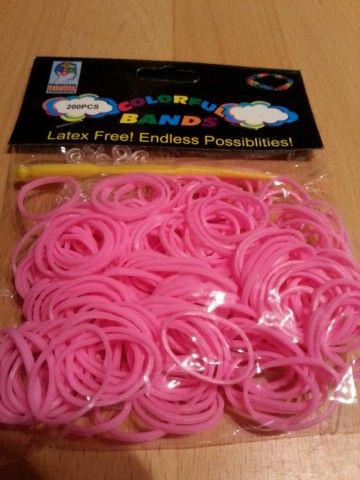 Loom Bands uni roze