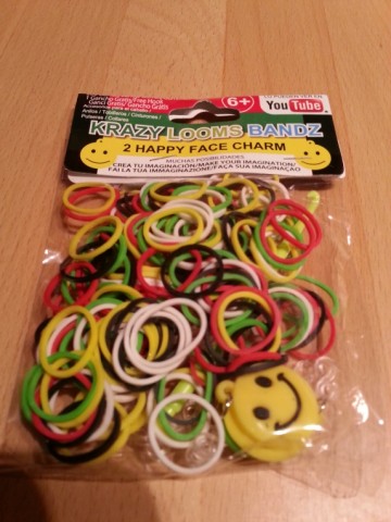 Loom Bands Happy Face assortiment inclusief 2 smiley bedels